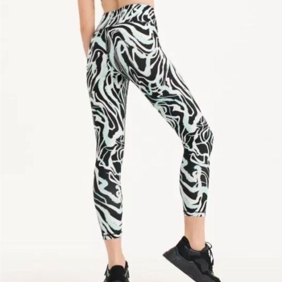 DKNY Women Marble Swirl Print High Waist Legging - Picture 7 of 12